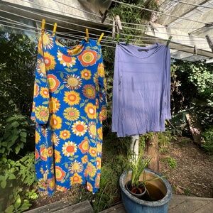 grudun sjoden size medium dress, and long sleeve top